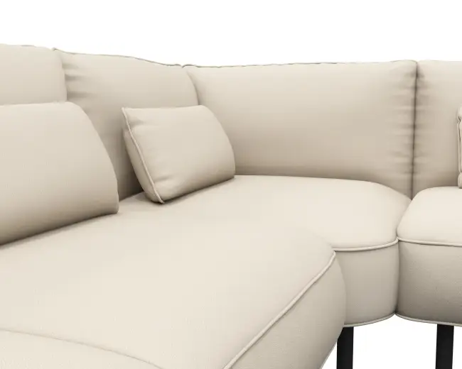 Cortona 2.5 Sitzer Eckcouch 4