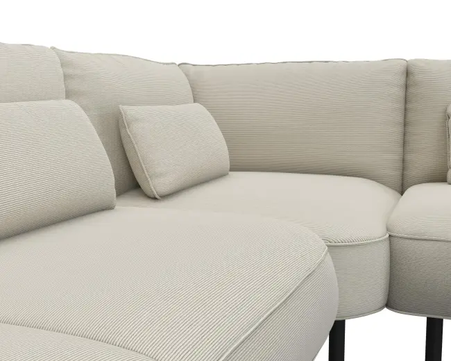 Cortona 2.5 Sitzer Eckcouch 4