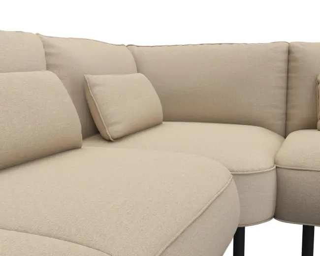 Cortona 2.5 Sitzer Eckcouch 4