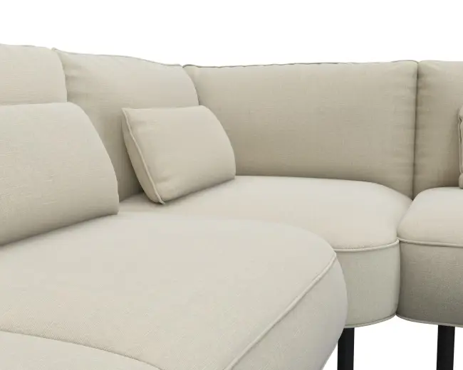 Cortona 2.5 Sitzer Eckcouch 4