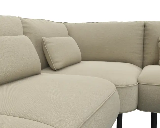 Cortona 2.5 Sitzer Eckcouch 4