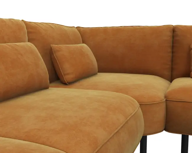 Cortona 2.5 Sitzer Eckcouch 4
