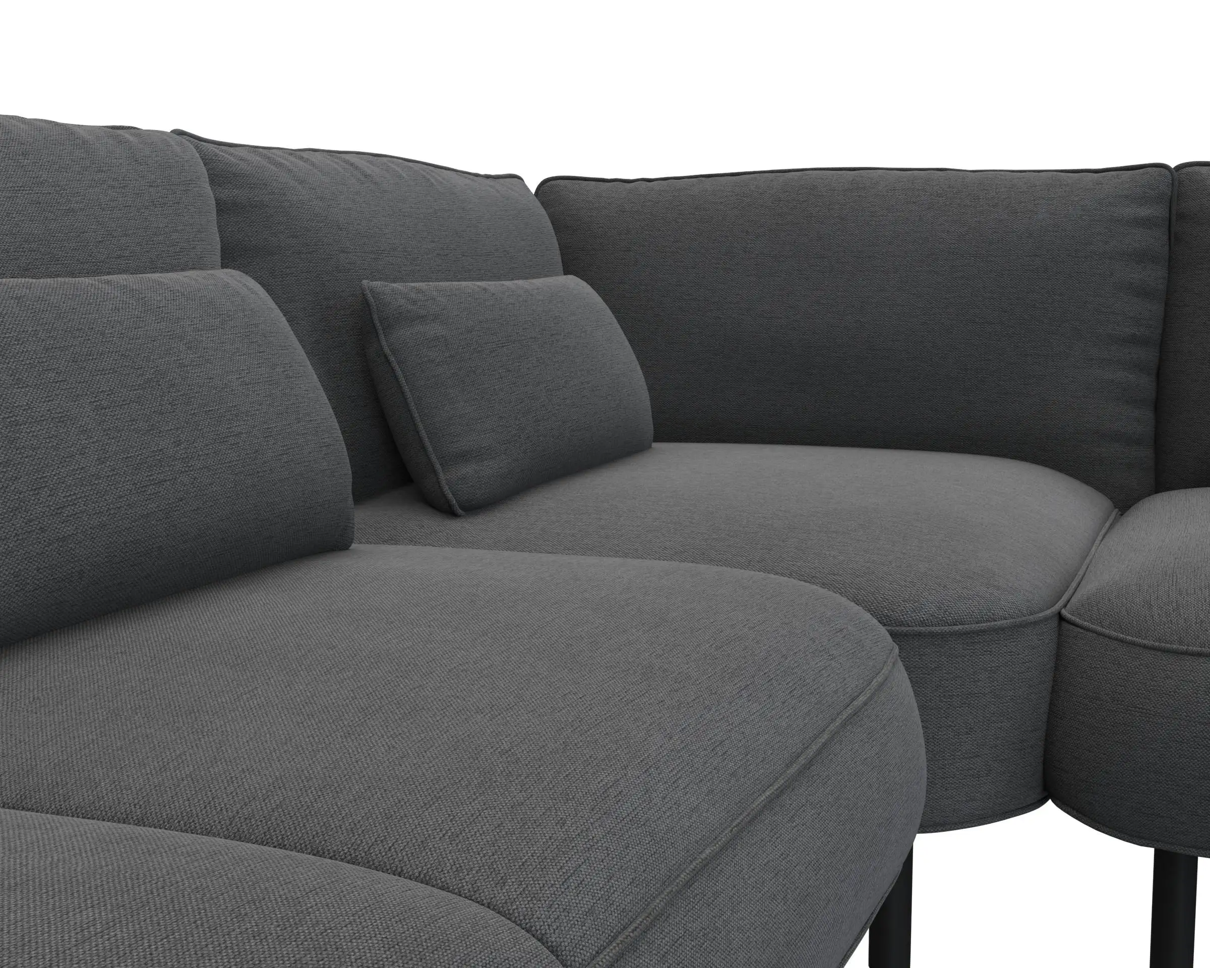 Flexlux 2.5 Sitzer Eckcouch Open-End Bild 4