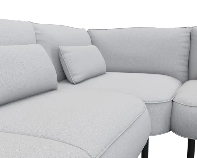 Cortona 2.5 Sitzer Eckcouch Open-End 4