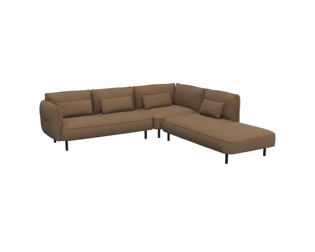 Cortona 2.5 Sitzer Eckcouch Open-End 2