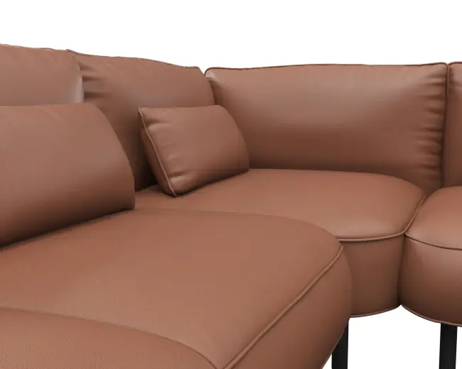 Cortona 2.5 Sitzer Eckcouch Open-End 4
