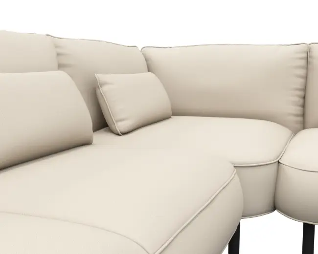 Cortona 2.5 Sitzer Eckcouch Open-End 4