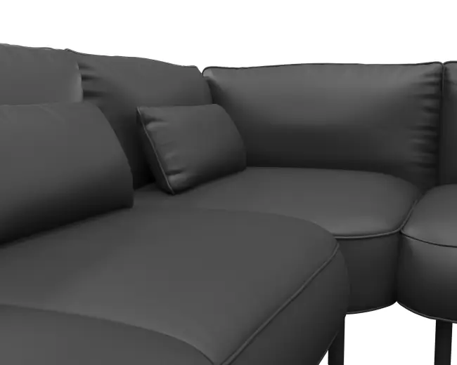 Cortona 2.5 Sitzer Eckcouch Open-End 4