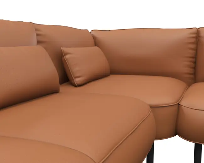 Cortona 2.5 Sitzer Eckcouch Open-End 4