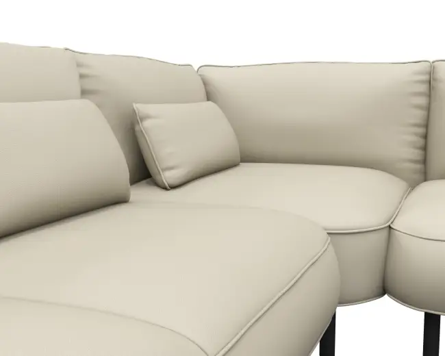 Cortona 2.5 Sitzer Eckcouch Open-End 4