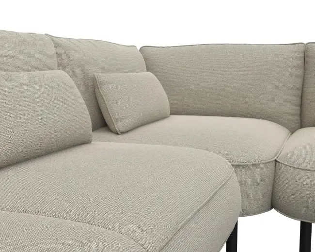 Cortona 2.5 Sitzer Eckcouch Open-End 4
