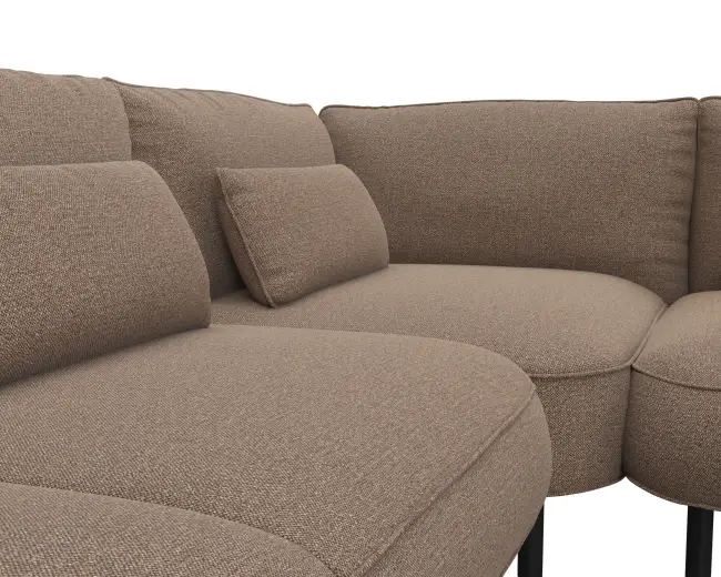 Cortona 2.5 Sitzer Eckcouch Open-End 4