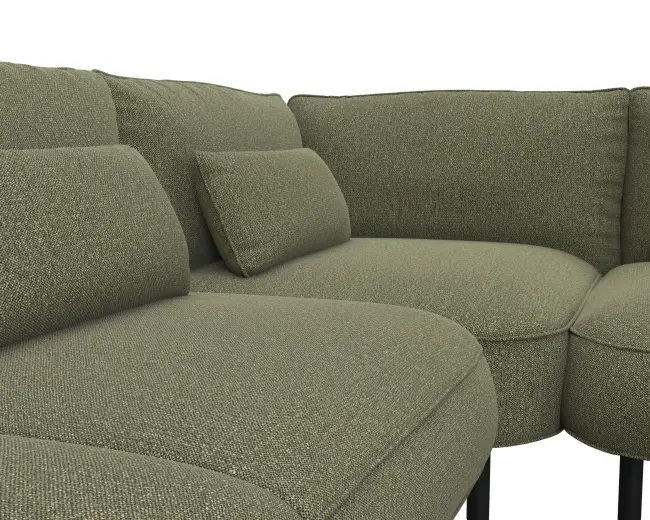 Cortona 2.5 Sitzer Eckcouch Open-End 4