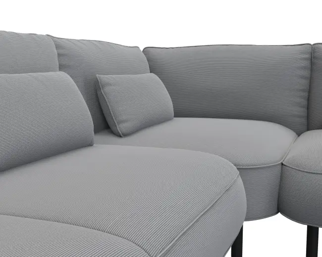 Cortona 2.5 Sitzer Eckcouch Open-End 4