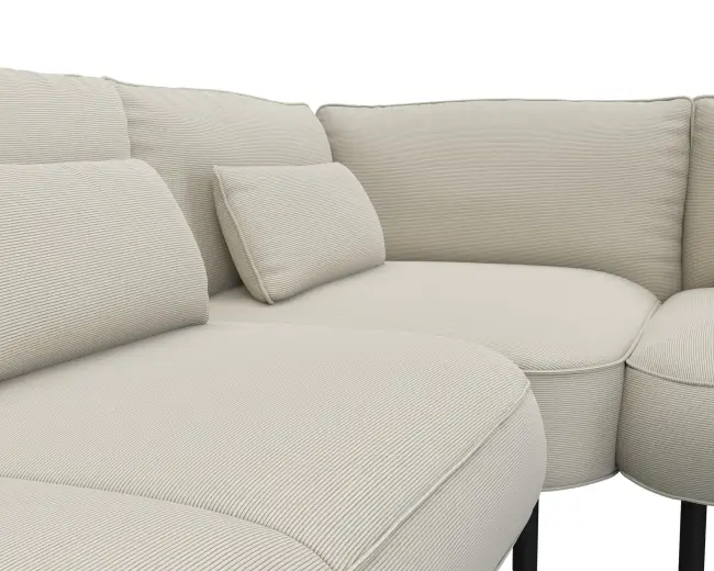 Cortona 2.5 Sitzer Eckcouch Open-End 4