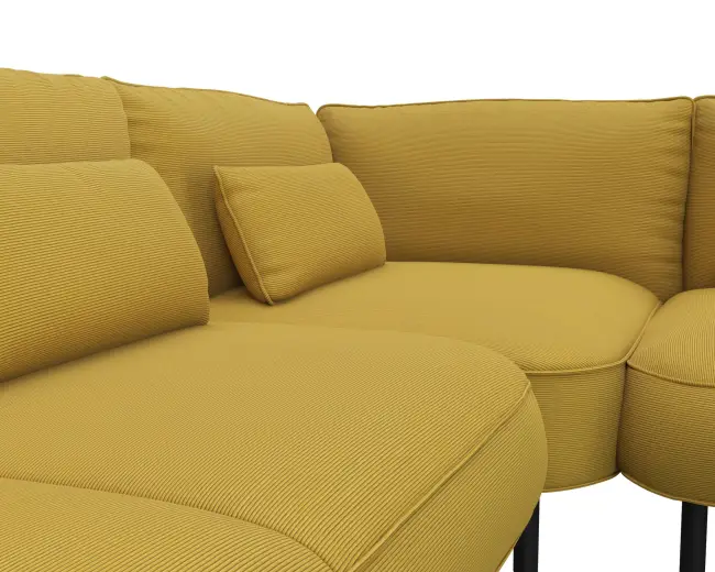 Cortona 2.5 Sitzer Eckcouch Open-End 4