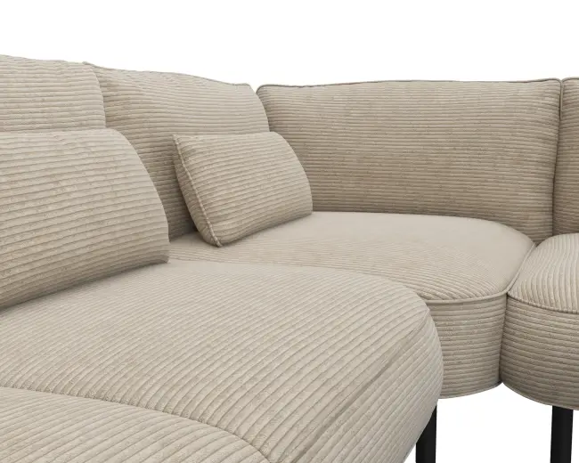 Cortona 2.5 Sitzer Eckcouch Open-End 4