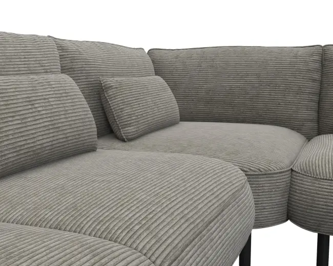 Cortona 2.5 Sitzer Eckcouch Open-End 4