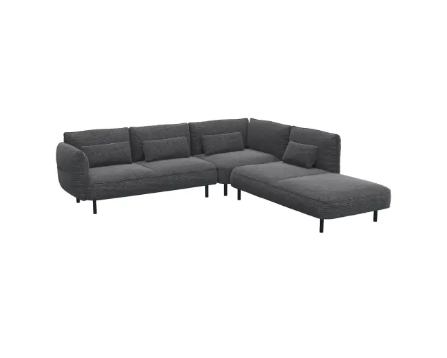 Cortona 2.5 Sitzer Eckcouch Open-End 2