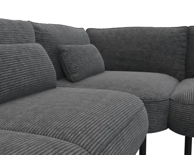 Cortona 2.5 Sitzer Eckcouch Open-End 4