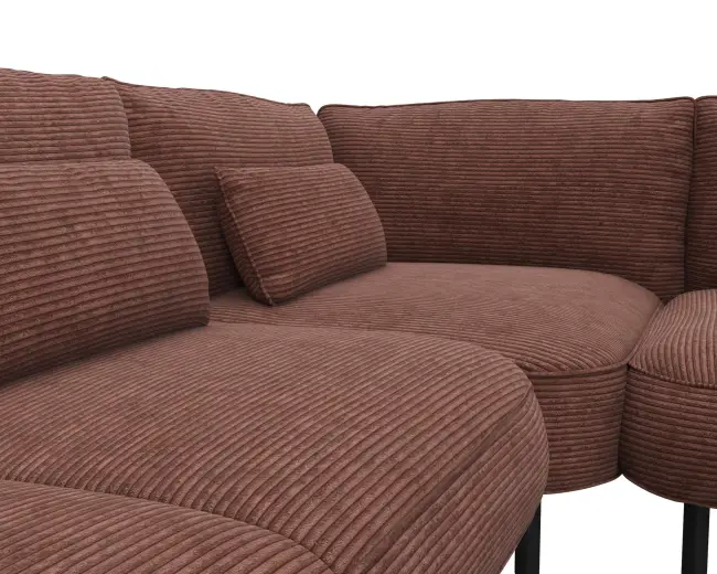 Cortona 2.5 Sitzer Eckcouch Open-End 4