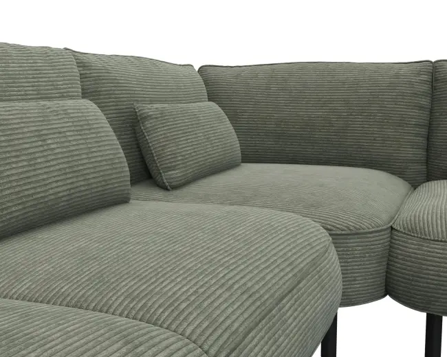 Cortona 2.5 Sitzer Eckcouch Open-End 4