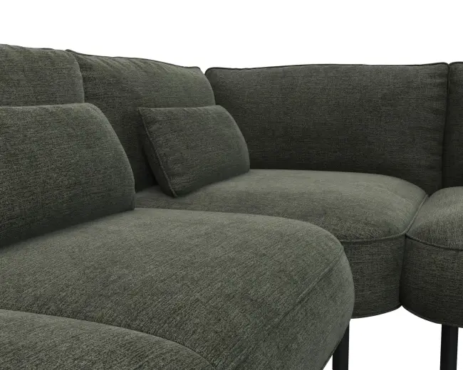 Cortona 2.5 Sitzer Eckcouch Open-End 4
