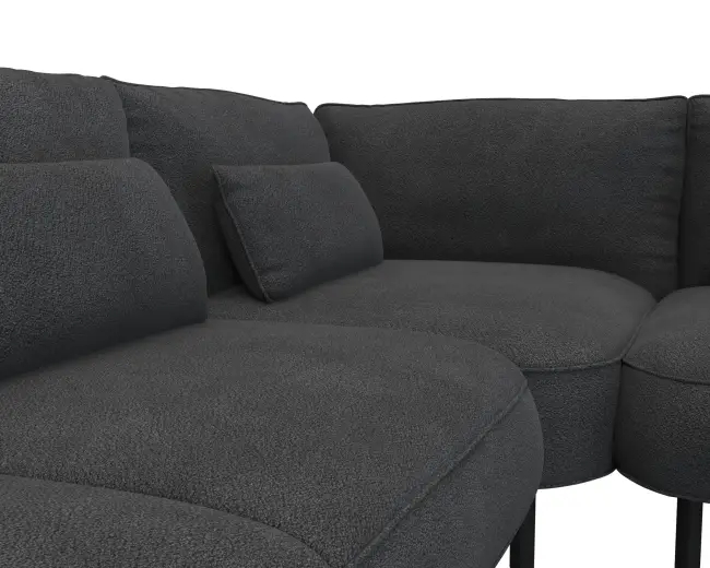 Cortona 2.5 Sitzer Eckcouch Open-End 4