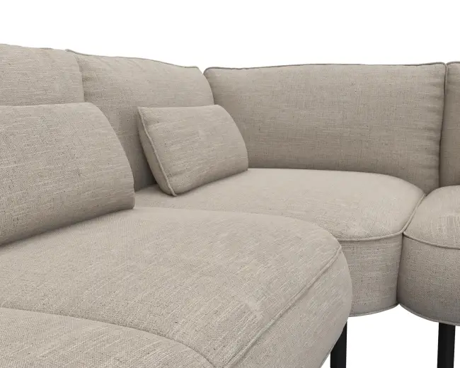 Cortona 2.5 Sitzer Eckcouch Open-End 4