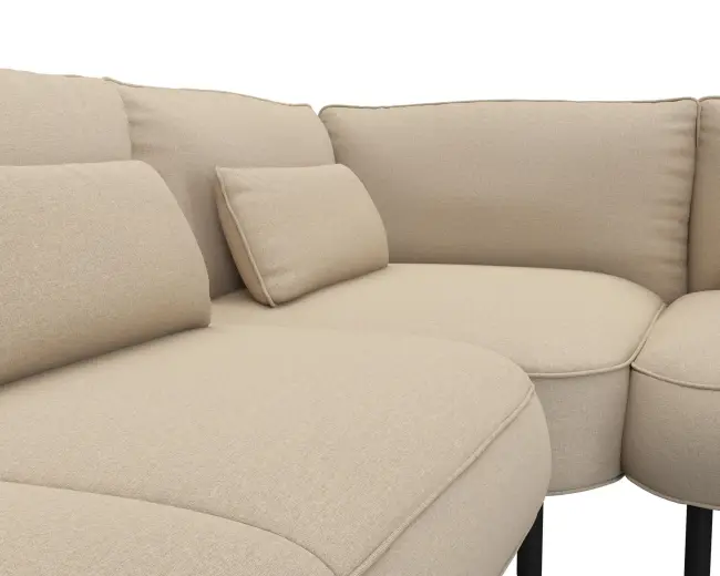 Cortona 2.5 Sitzer Eckcouch Open-End 4