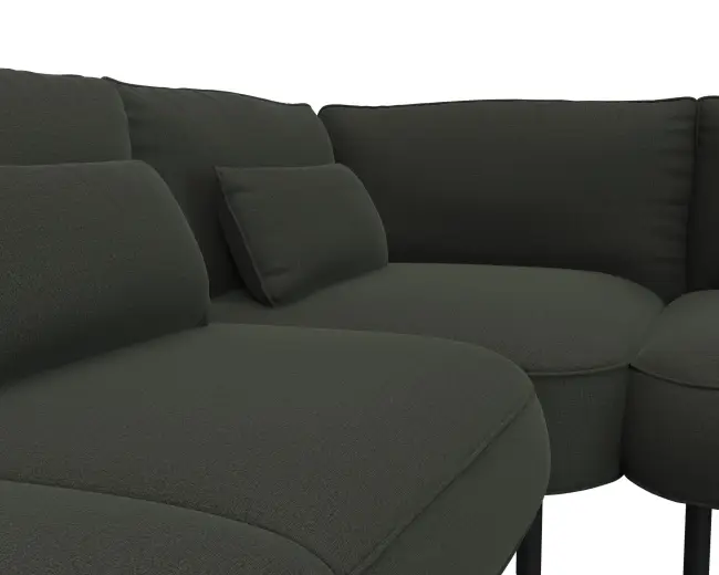 Cortona 2.5 Sitzer Eckcouch Open-End 4