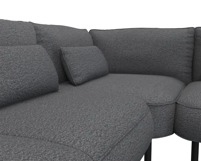 Cortona 2.5 Sitzer Eckcouch Open-End 4
