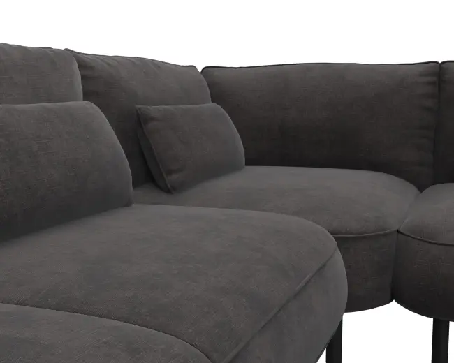 Cortona 2.5 Sitzer Eckcouch Open-End 4