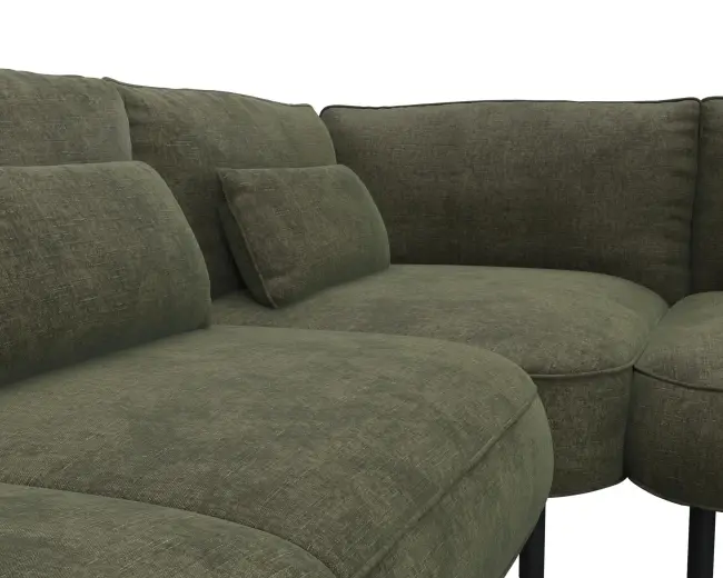 Cortona 2.5 Sitzer Eckcouch Open-End 4