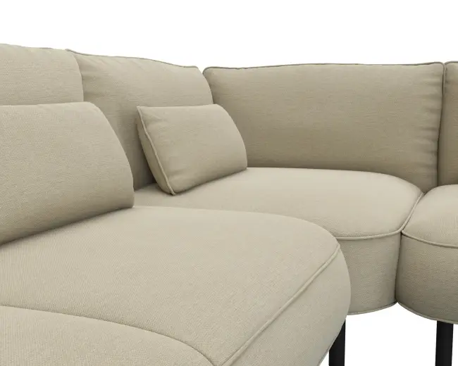 Cortona 2.5 Sitzer Eckcouch Open-End 4