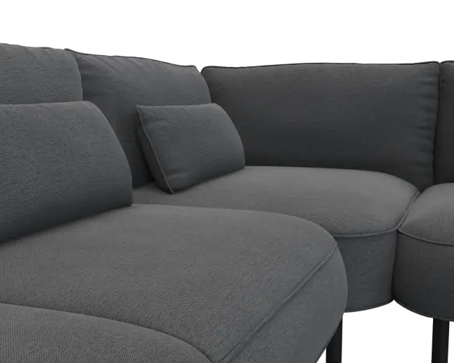 Cortona 2.5 Sitzer Eckcouch Open-End 4