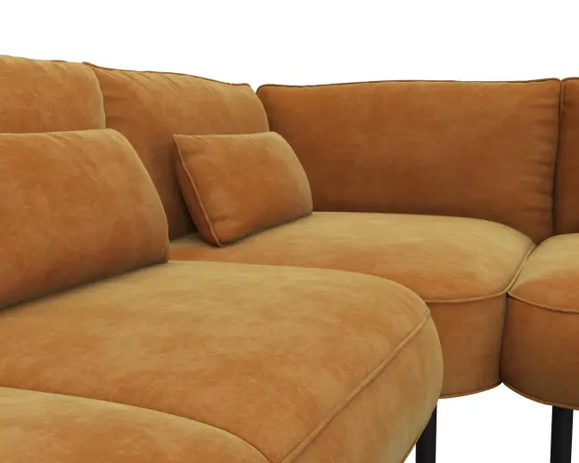 Cortona 2.5 Sitzer Eckcouch Open-End 4