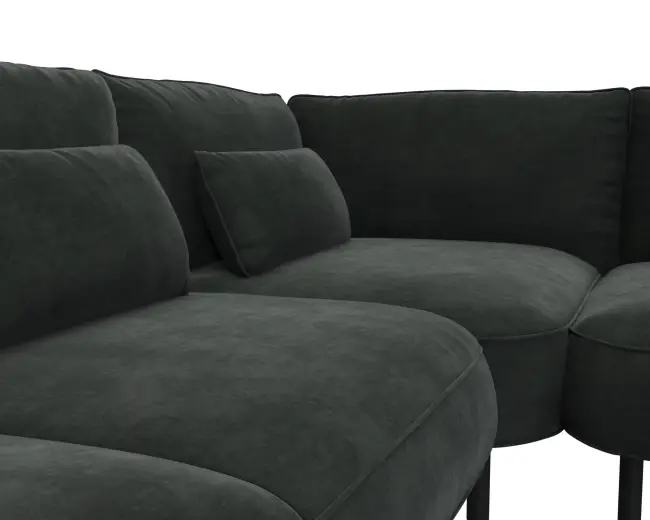 Cortona 2.5 Sitzer Eckcouch Open-End 4