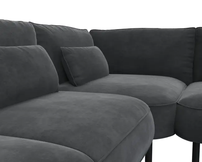 Cortona 2.5 Sitzer Eckcouch Open-End 4
