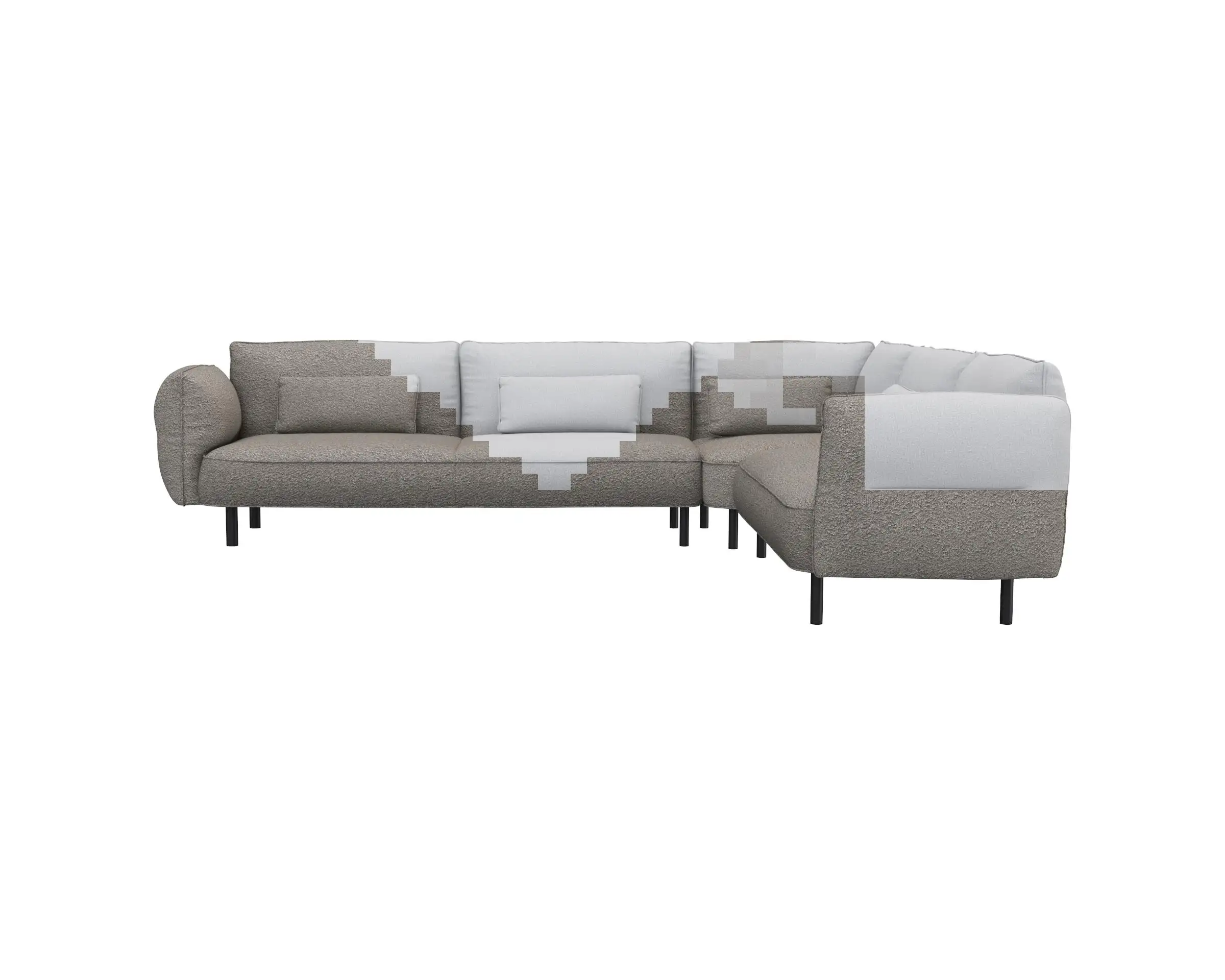 Flexlux 3 Sitzer Eckcouch II Bild 1
