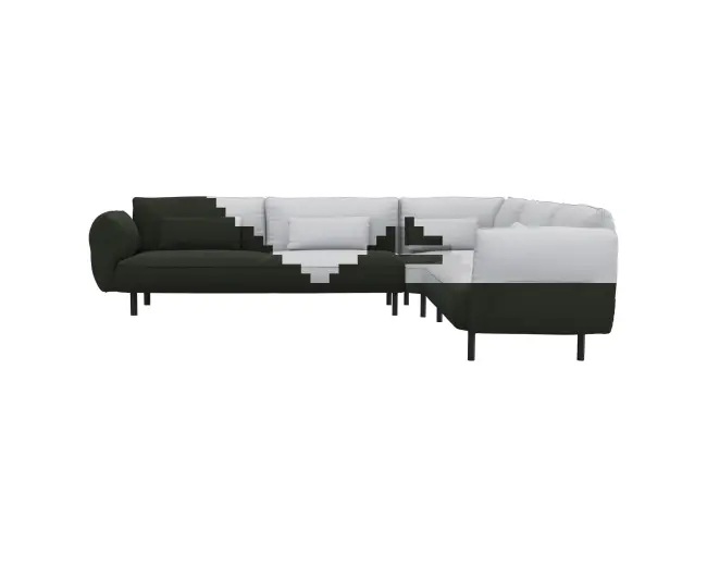 Cortona 3 Sitzer Eckcouch II 1