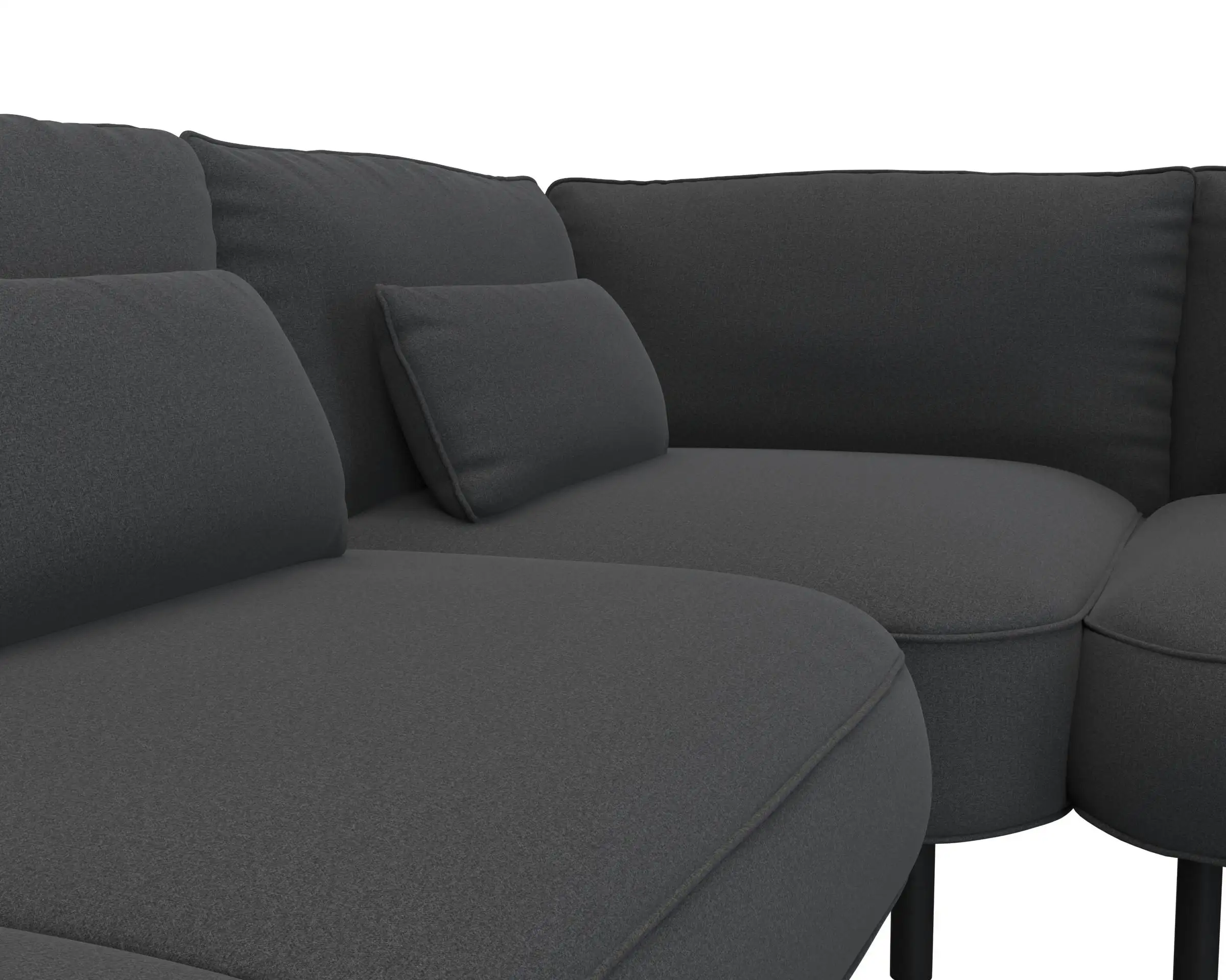 Flexlux 3 Sitzer Eckcouch Open-End Bild 4