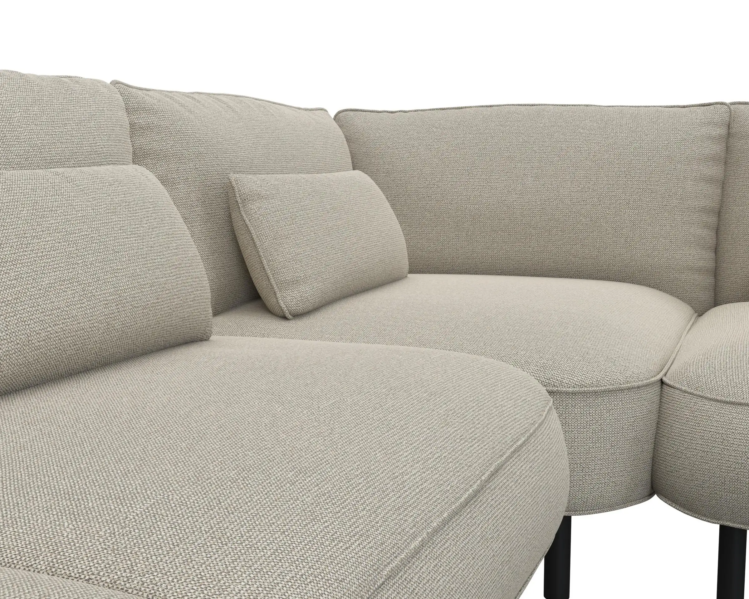 Flexlux 3 Sitzer Eckcouch Open-End Bild 4