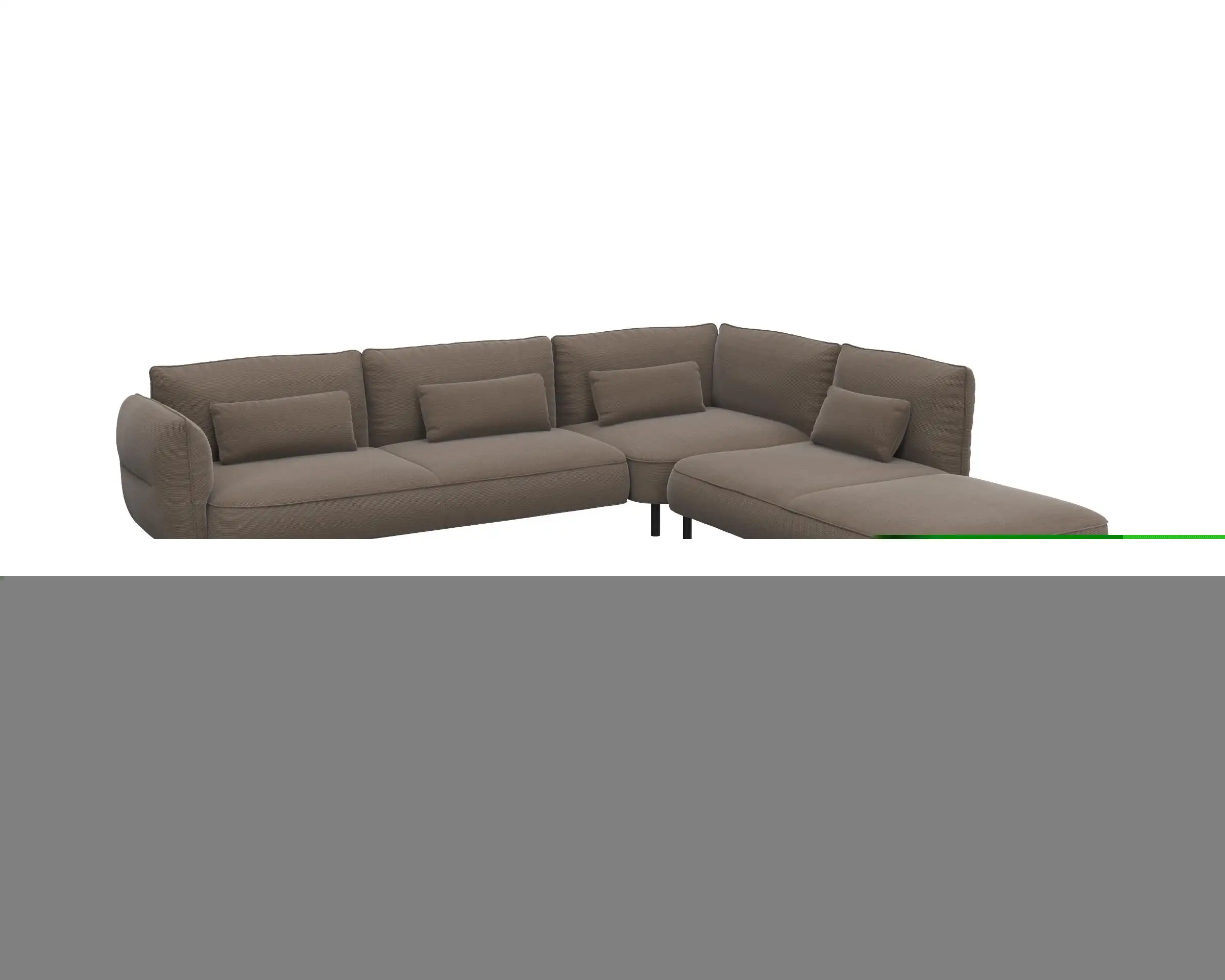 Flexlux 3 Sitzer Eckcouch Open-End Bild 2