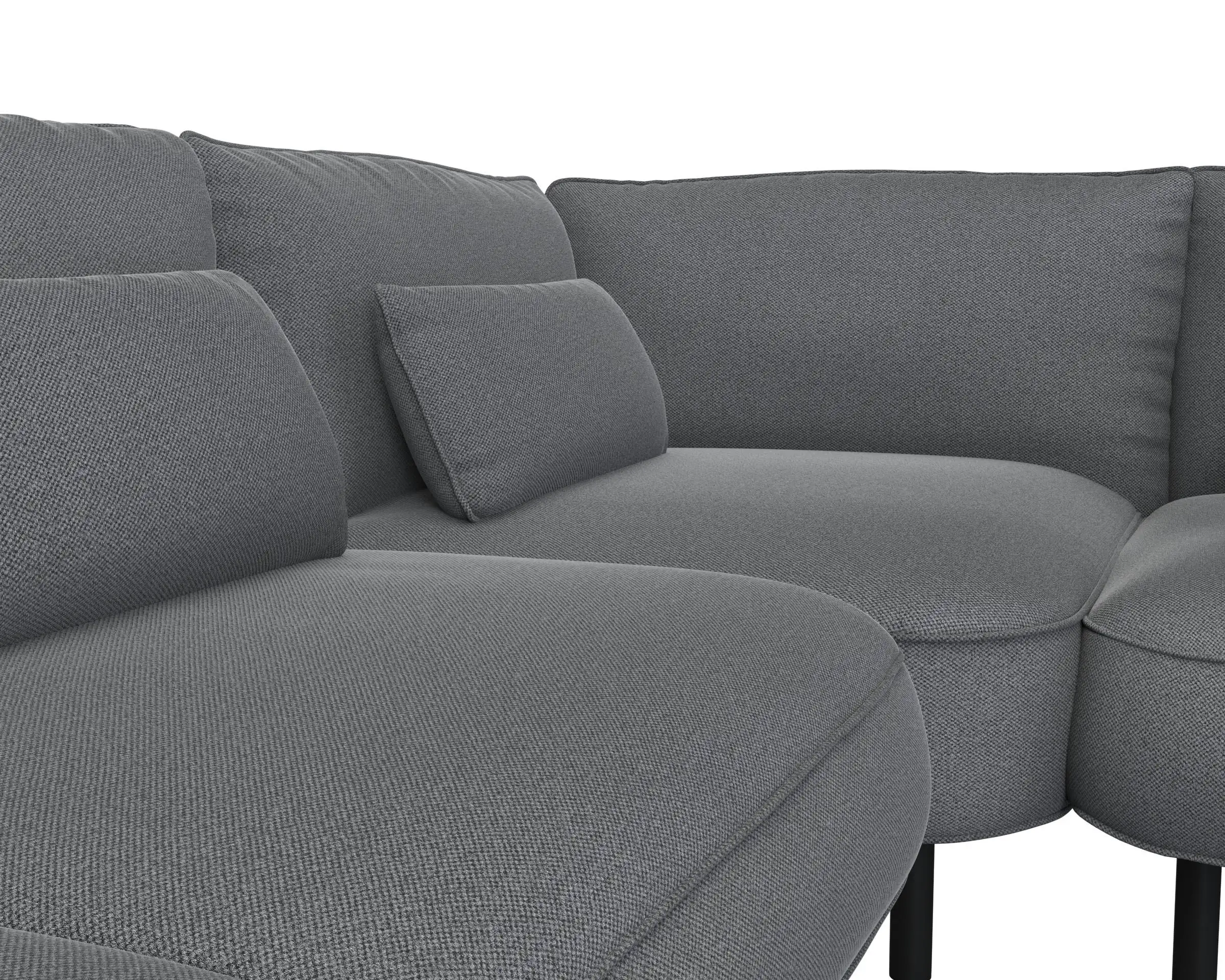 Flexlux 3 Sitzer Eckcouch Open-End Bild 4