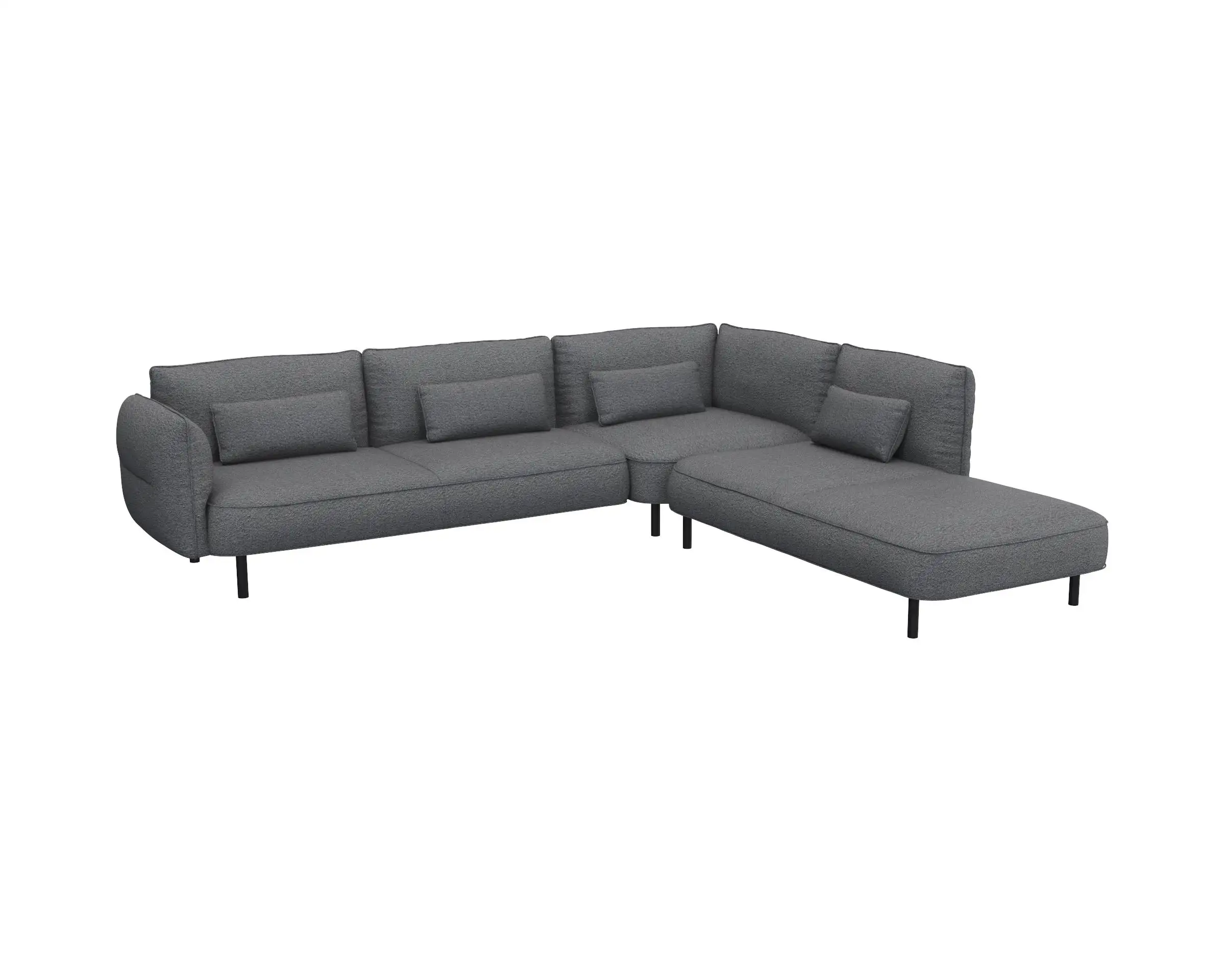 Flexlux 3 Sitzer Eckcouch Open-End Bild 2