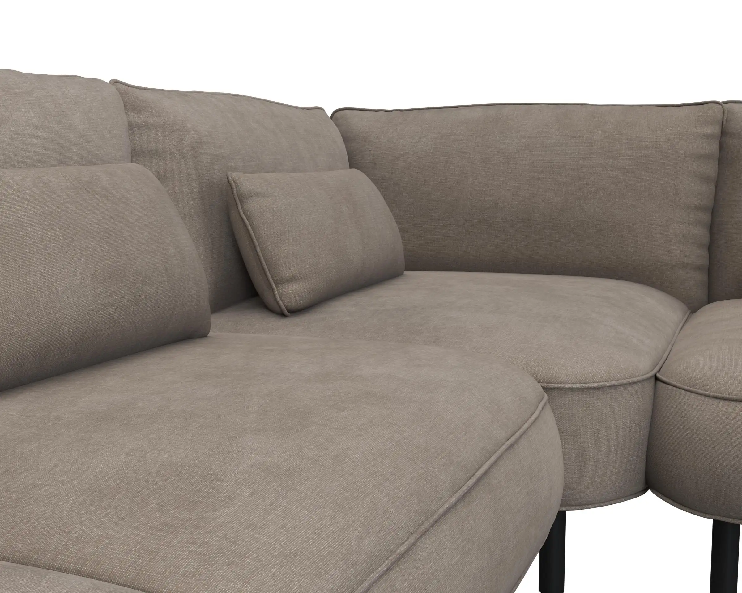 Flexlux 3 Sitzer Eckcouch Open-End Bild 4