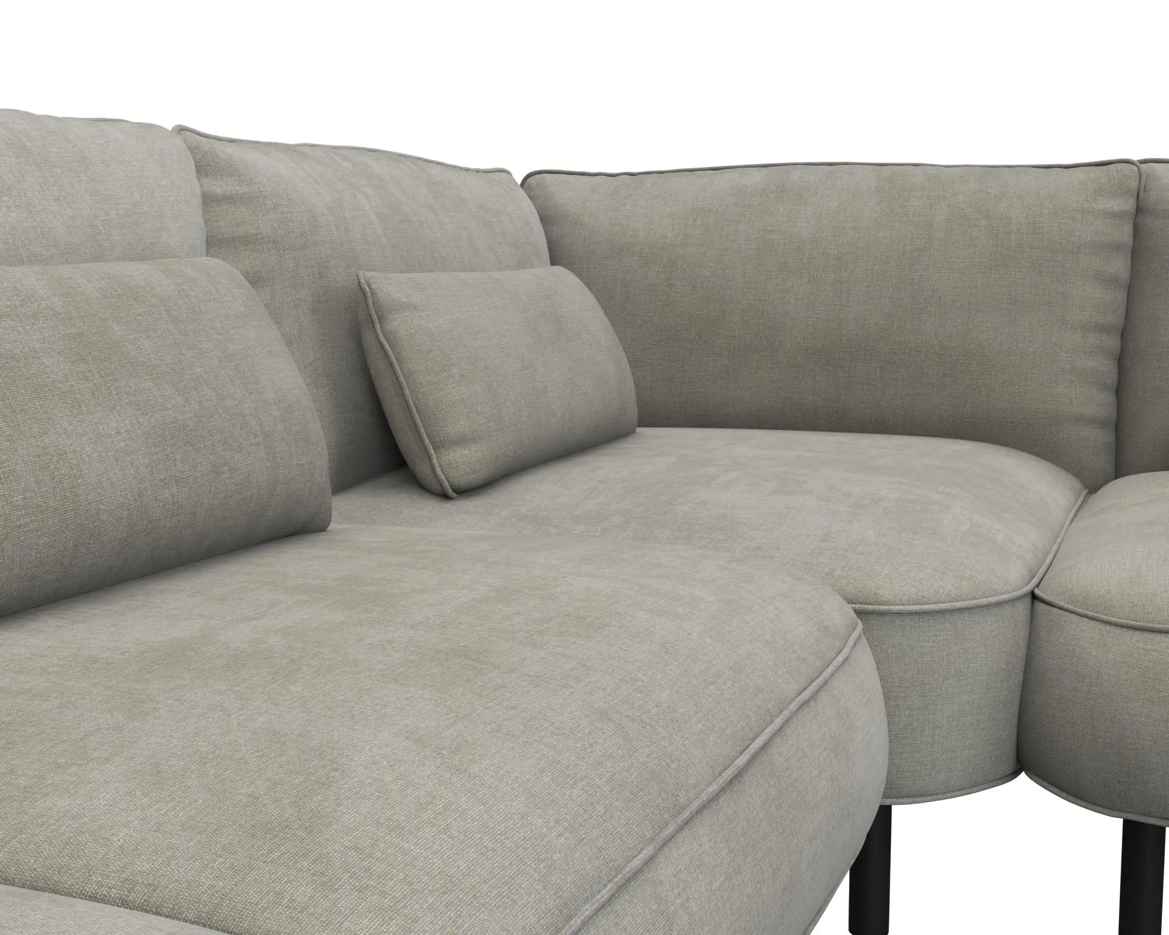 Flexlux 3 Sitzer Eckcouch Open-End Bild 4