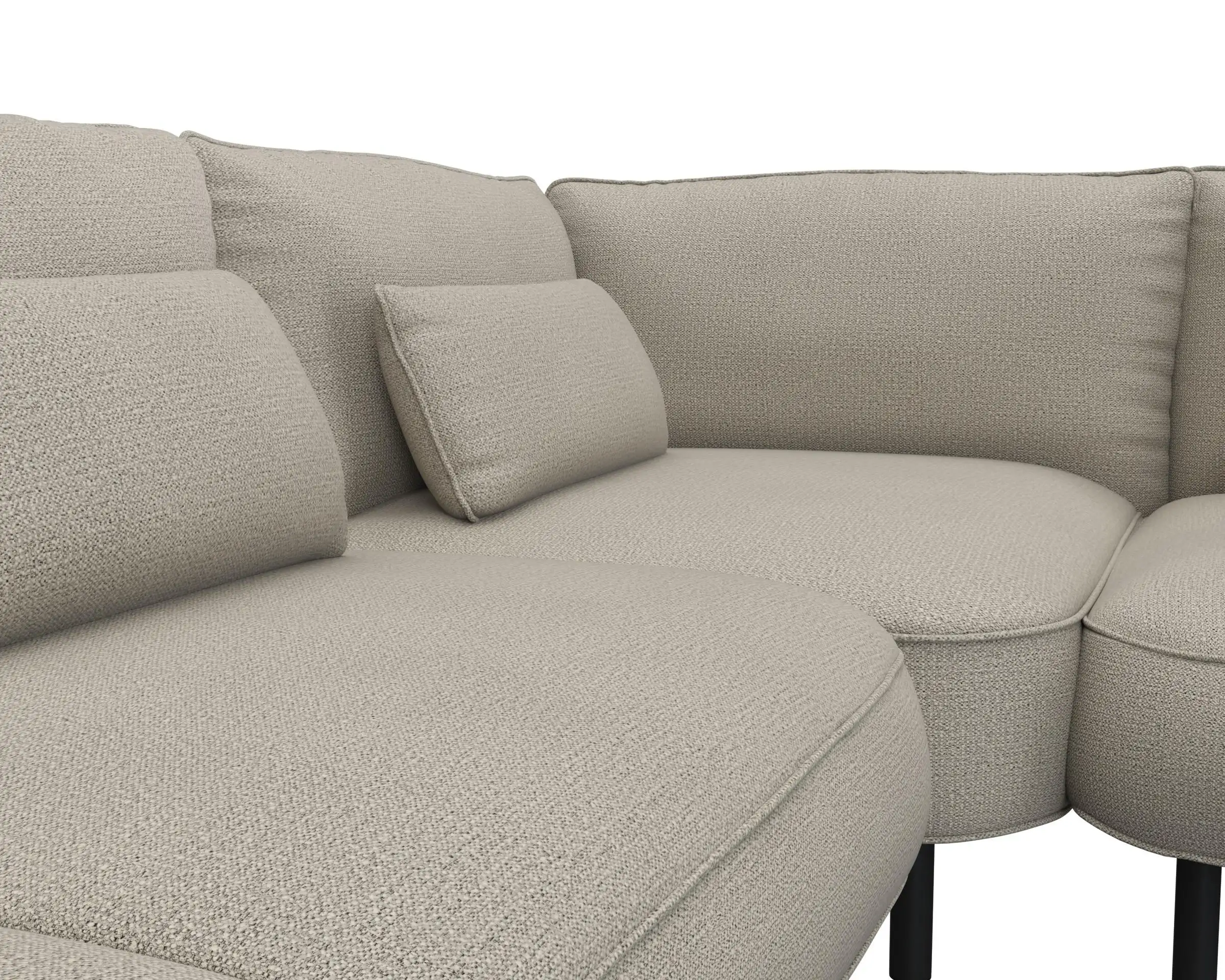 Flexlux 3 Sitzer Eckcouch Open-End Bild 4