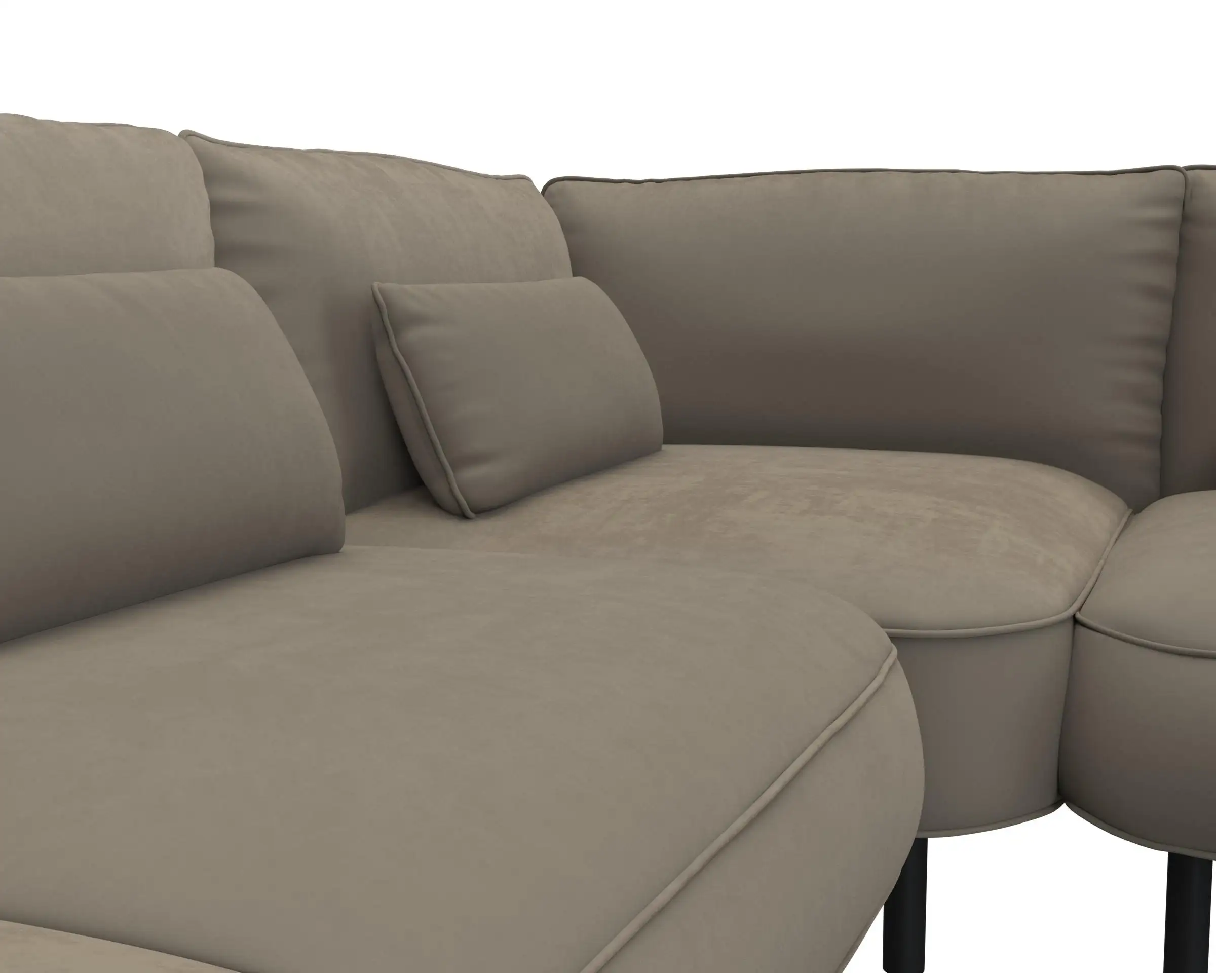 Flexlux 3 Sitzer Eckcouch Open-End Bild 4